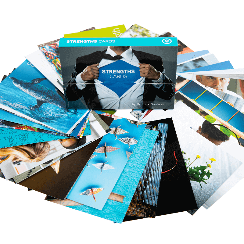 Strengths cards by Positran, sold on the Positive Psychology Shop