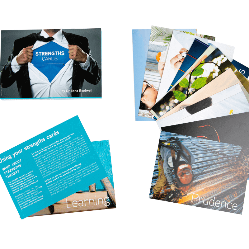 Strengths cards by Positran, sold on the Positive Psychology Shop