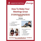 View details for How To Make Your Meetings Great 'The Positive Way': An E-Guide for Managers How To Make Your Meetings Great 'The Positive Way': An E-Guide for Managers sold on The Positive Psychology Shop