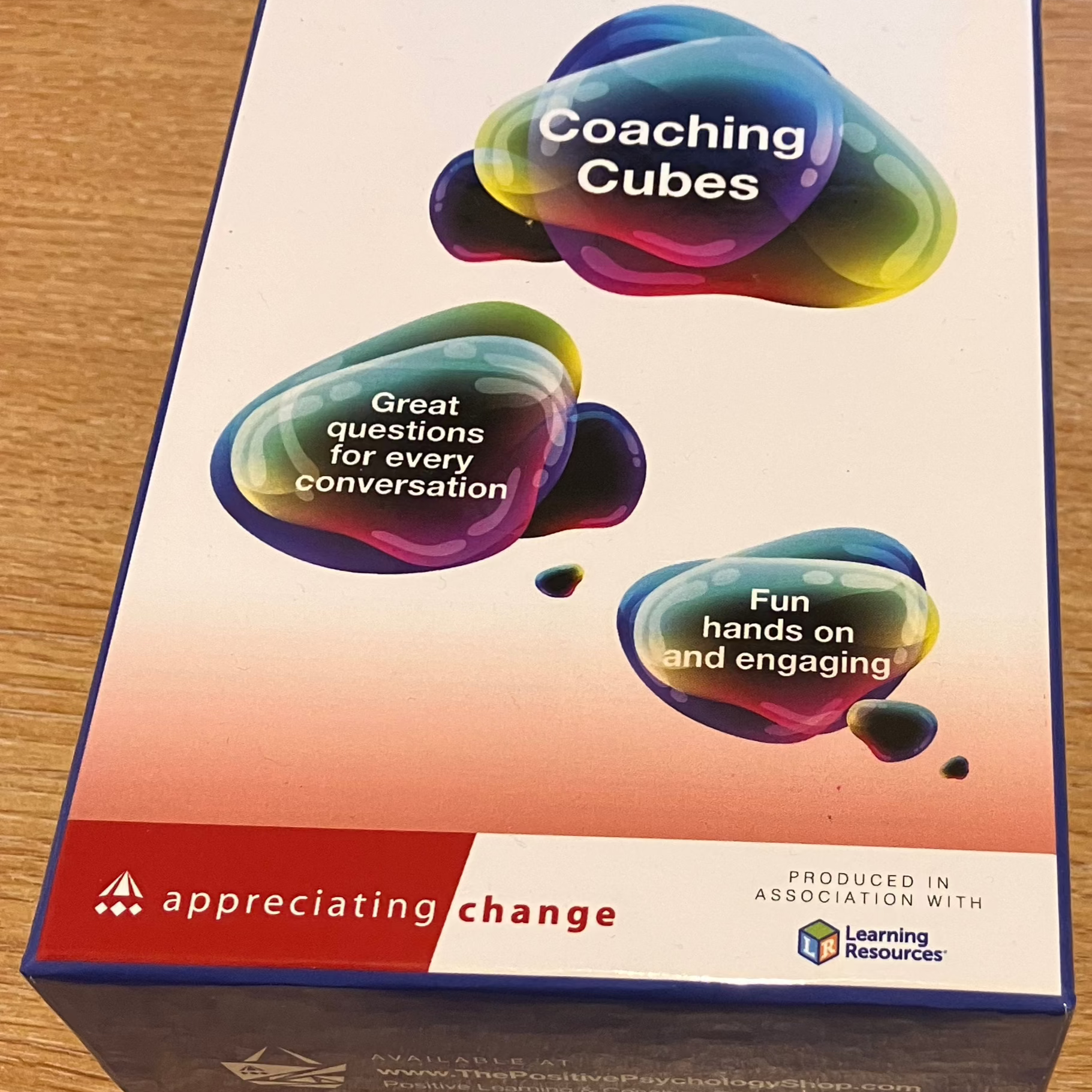 Coaching Cubes For Wellbeing, Happiness and Problem-Solving sold on The Positive Psychology Shop