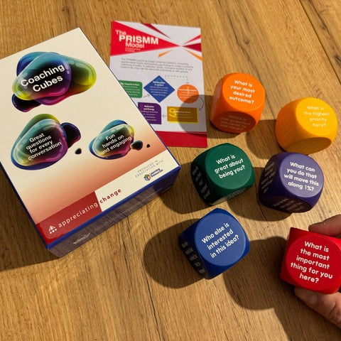 Coaching Cubes For Wellbeing, Happiness and Problem-Solving sold on The Positive Psychology Shop