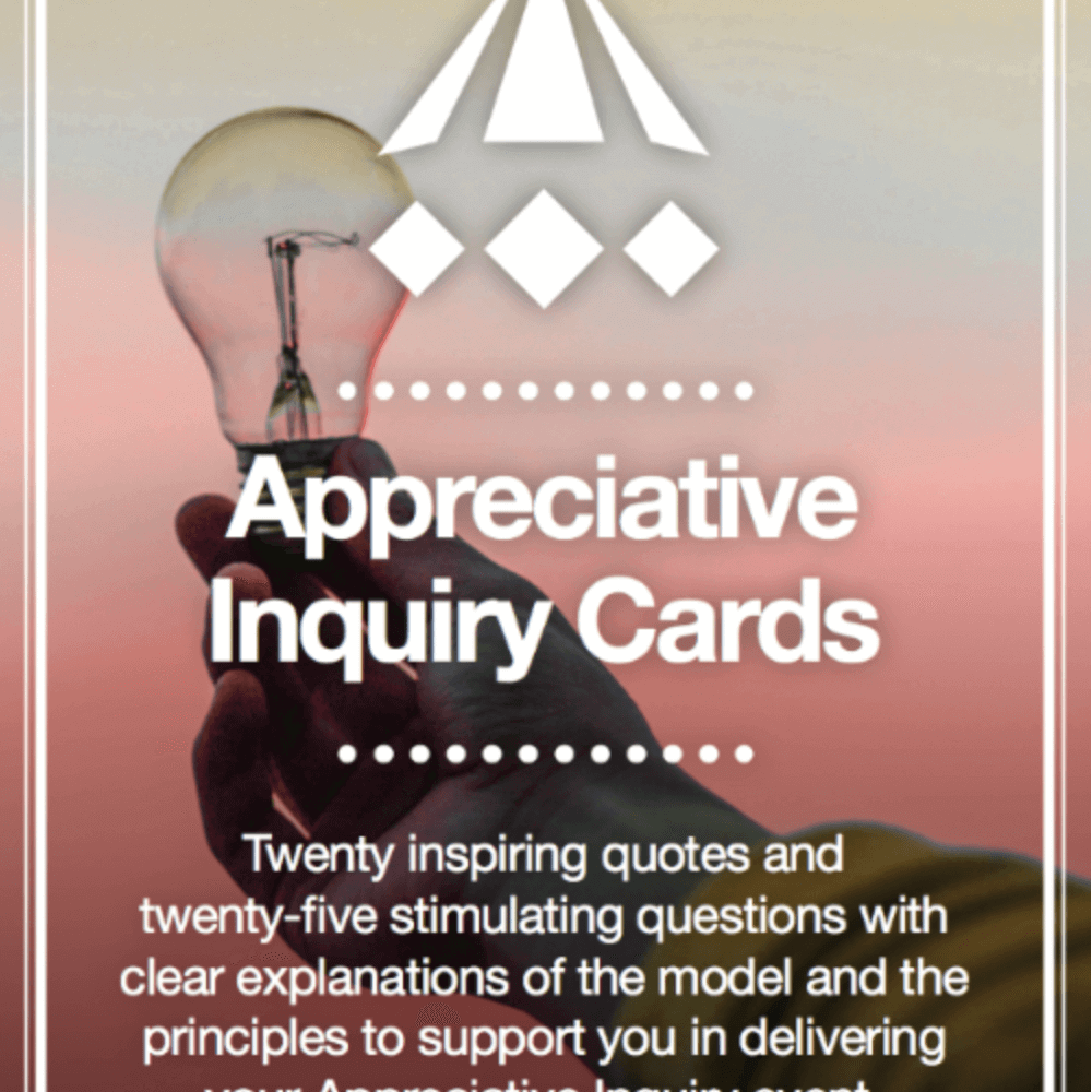 Appreciative Inquiry Cards  sold on The Positive Psychology Shop