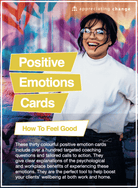 Positive Emotions Cards exercise available as download on The Positive Psychology Shop