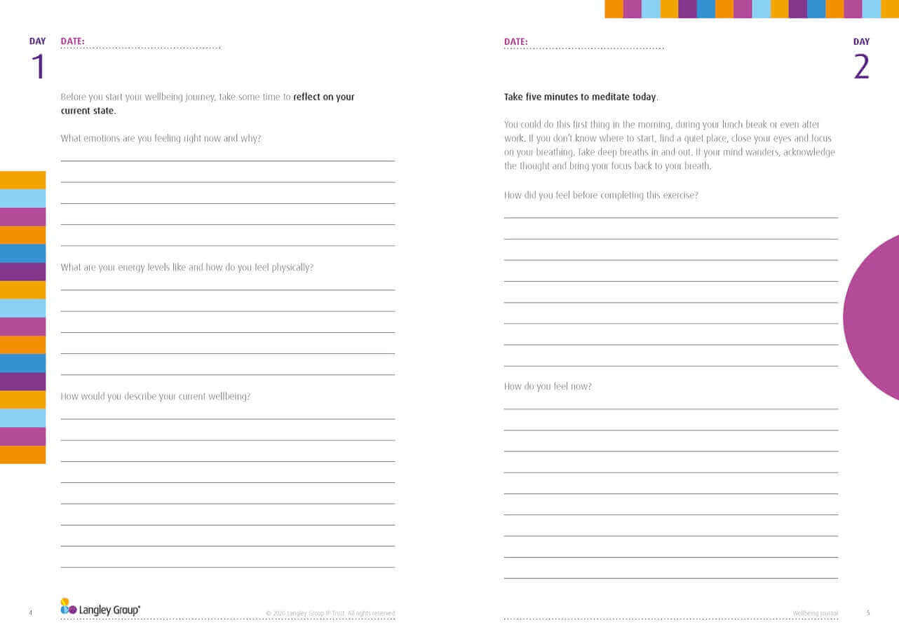 Wellbeing Journal for Boosting Wellbeing and Happiness  sold on The Positive Psychology Shop