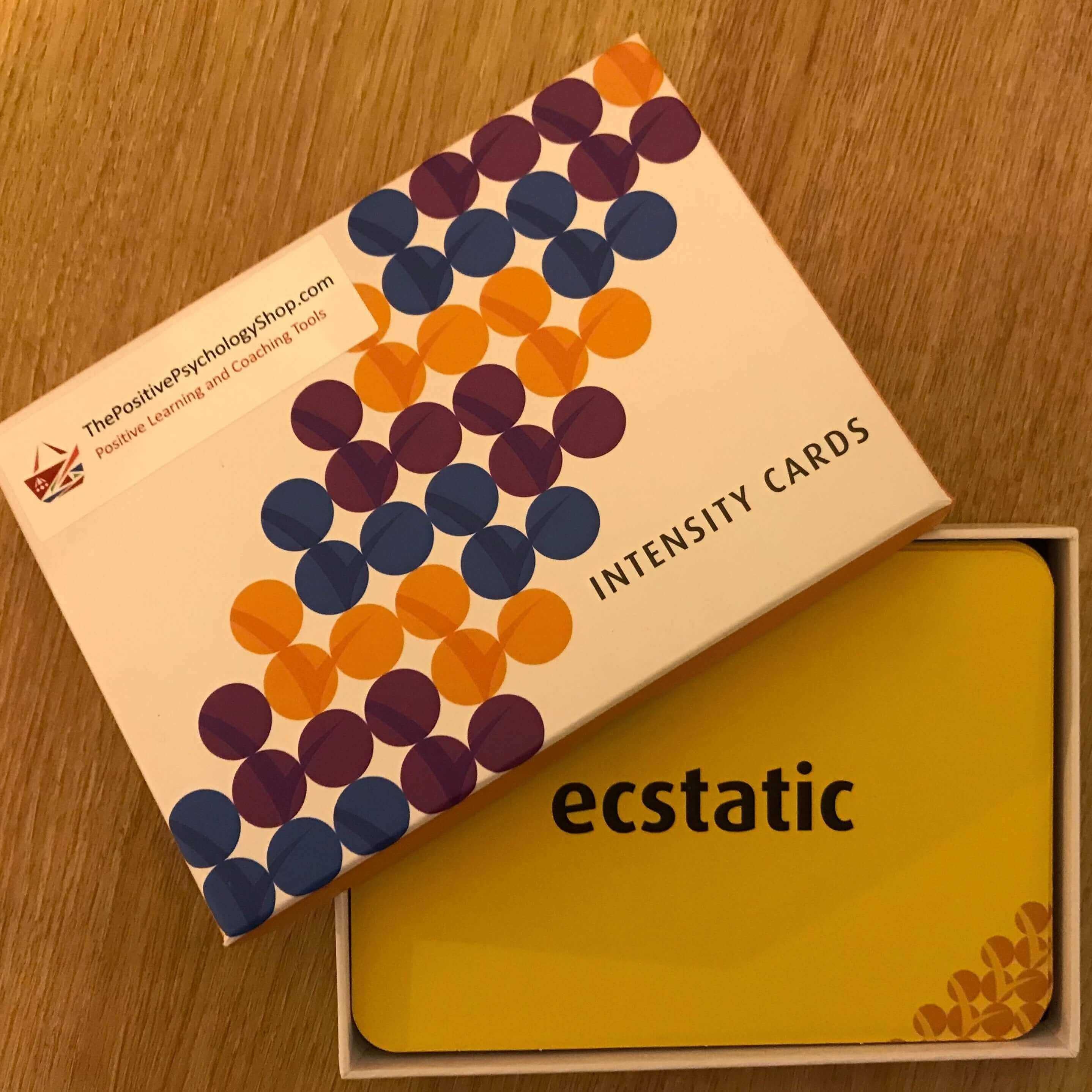 Intensity Cards, sold on the Positive Psychology Shop