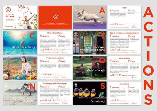 Positive action cards by Positran, sold on the Positive Psychology Shop