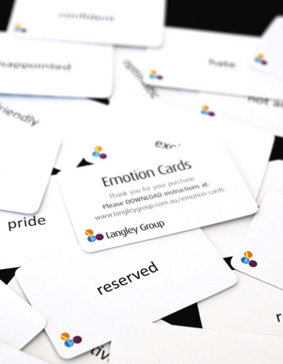 Emotions cards, sold on the Positive Psychology Shop