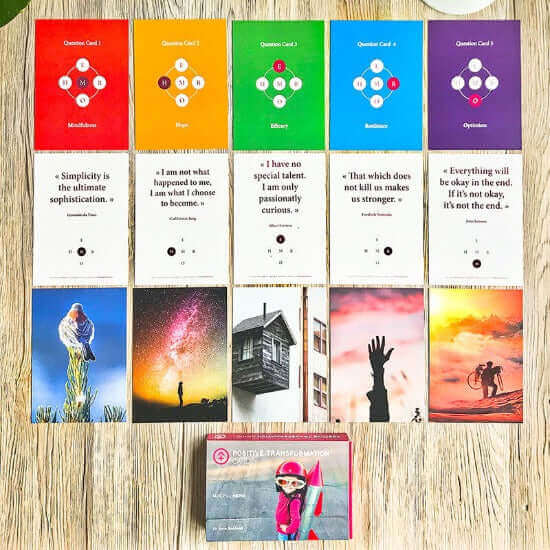 Positive Transformation Cards by Positran, sold on the Positive Psychology Shop