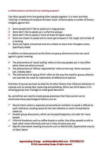 View details for How To Make Your Meetings Great 'The Positive Way': An e-book training guide How To Make Your Meetings Great 'The Positive Way', sold on the Positive Psychology Shop