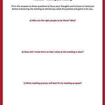 View details for How To Make Your Meetings Great 'The Positive Way': An e-book training guide How To Make Your Meetings Great 'The Positive Way', sold on the Positive Psychology Shop