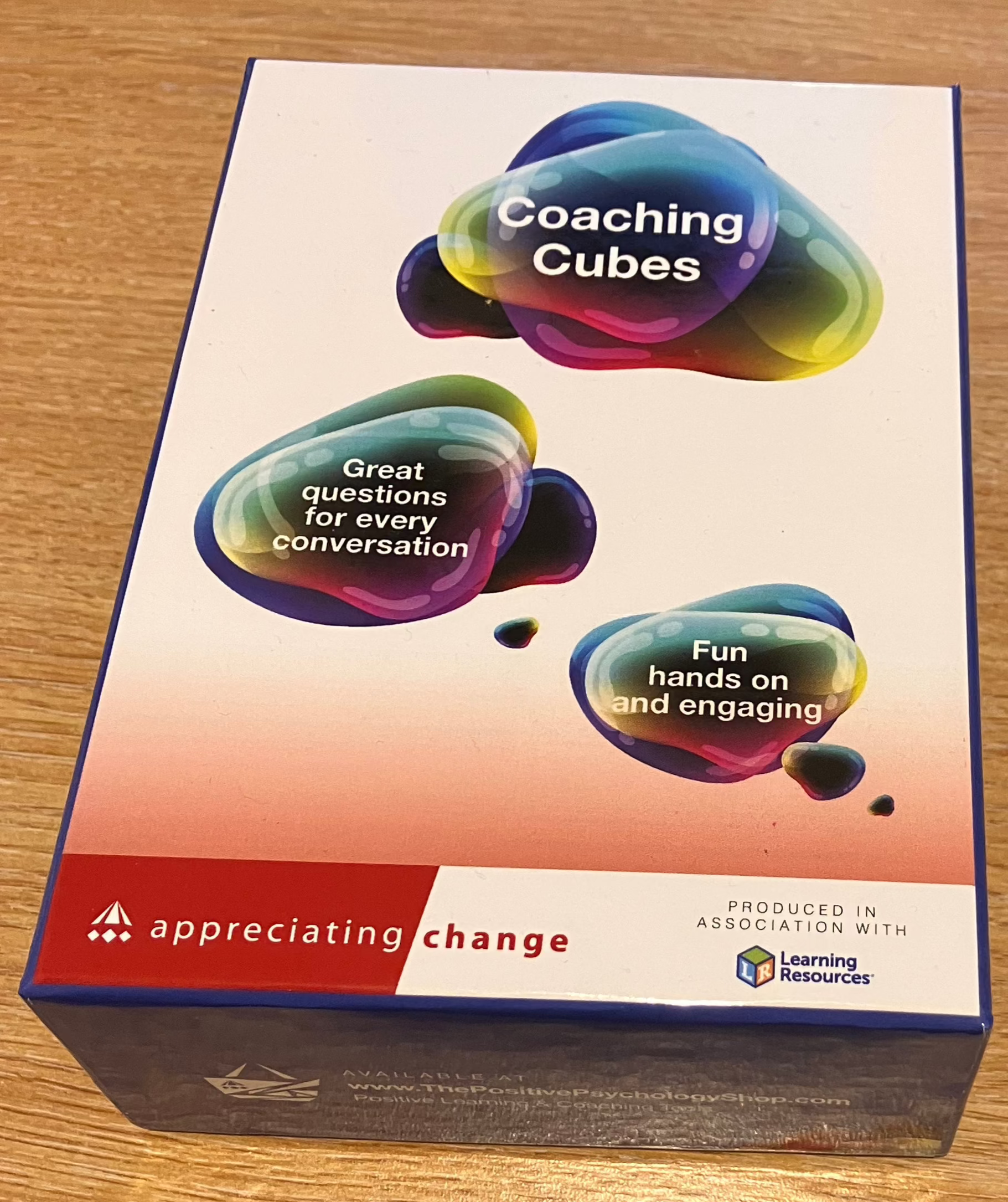 Coaching Cubes For Wellbeing, Happiness and Problem-Solving sold on The Positive Psychology Shop