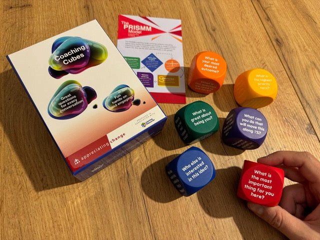 Coaching Cubes For Wellbeing, Happiness and Problem-Solving sold on The Positive Psychology Shop