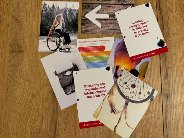 Appreciative Inquiry Cards: Action Cards to Support Appreciative Inquiry Practice sold on The Positive Psychology Shop