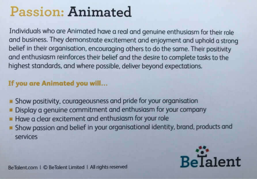 Be Talent Inspiring Leader Cards  sold on The Positive Psychology Shop