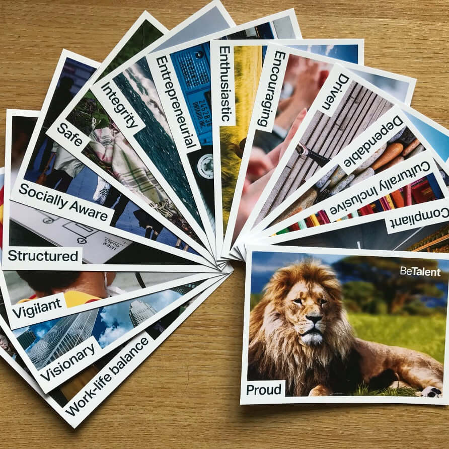 Company Values Card Example Values Cards for Workplace Development & Team Growth – The Positive ...