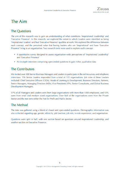 Inspirational Leadership & Executive Presence available  as download from  The Positive Psychology Shop