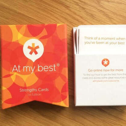 Strengths cards by At My Best, sold on the Positive Psychology Shop