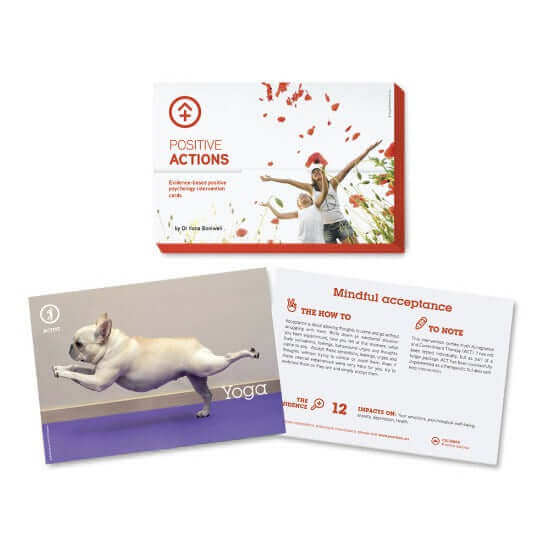 Positive action cards by Positran, sold on the Positive Psychology Shop