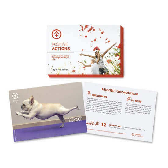 Positive action cards by Positran, sold on the Positive Psychology Shop