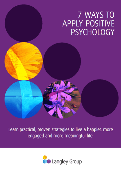 Seven Ways To Apply Positive Psychology At Work  available as download from The Positive Psychology Shop