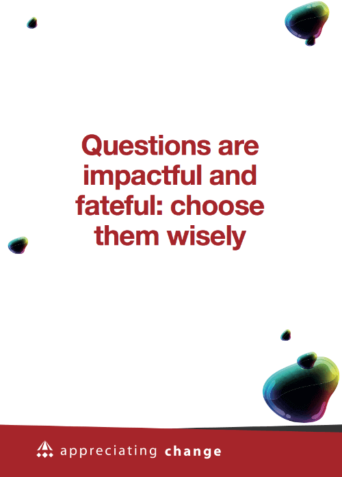 Appreciative Inquiry cards by Appreciating Change, sold on the Positive Psychology Shop