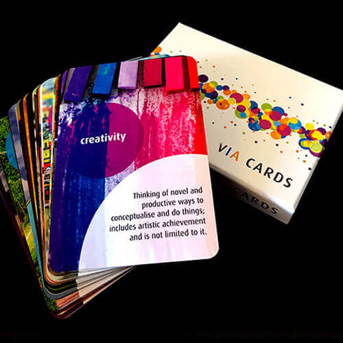 Strengths cards by The Langley Group, sold on the Positive Psychology Shop